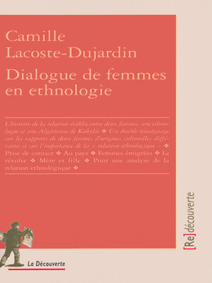 cover image of Dialogues de femmes en ethnologie